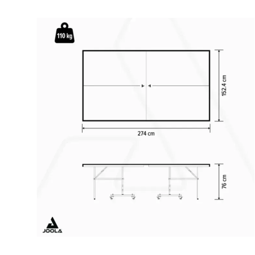 Теннисный стол  Joola World Cup 25 ITTF Black (11294) - фото №2